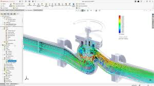 3D-модель арматуры в SolidWorks Flow Simulation